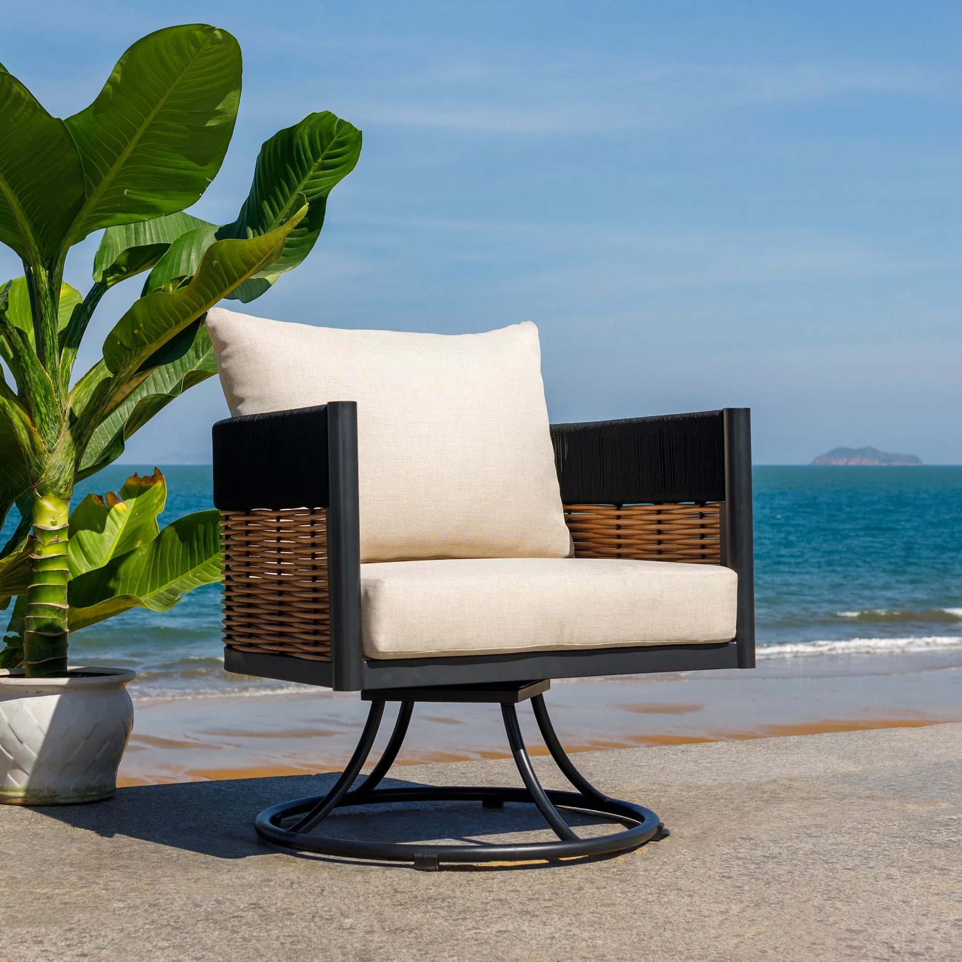 Montmorency Swivel Chair by HedgeApple Essentials. Made from unique in a rustic style.