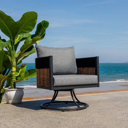 Montmorency Swivel Chair by HedgeApple Essentials. Made from unique in a rustic style.