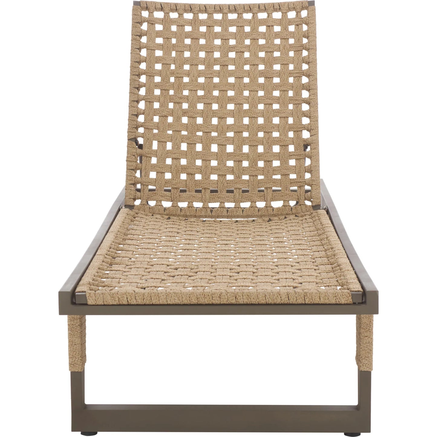 000 SI-2454095 | Additional Silo | Turner Lounge Chair by HedgeApple Essentials in gray, heather tan. Made from steel, rope, iron in a rustic style.