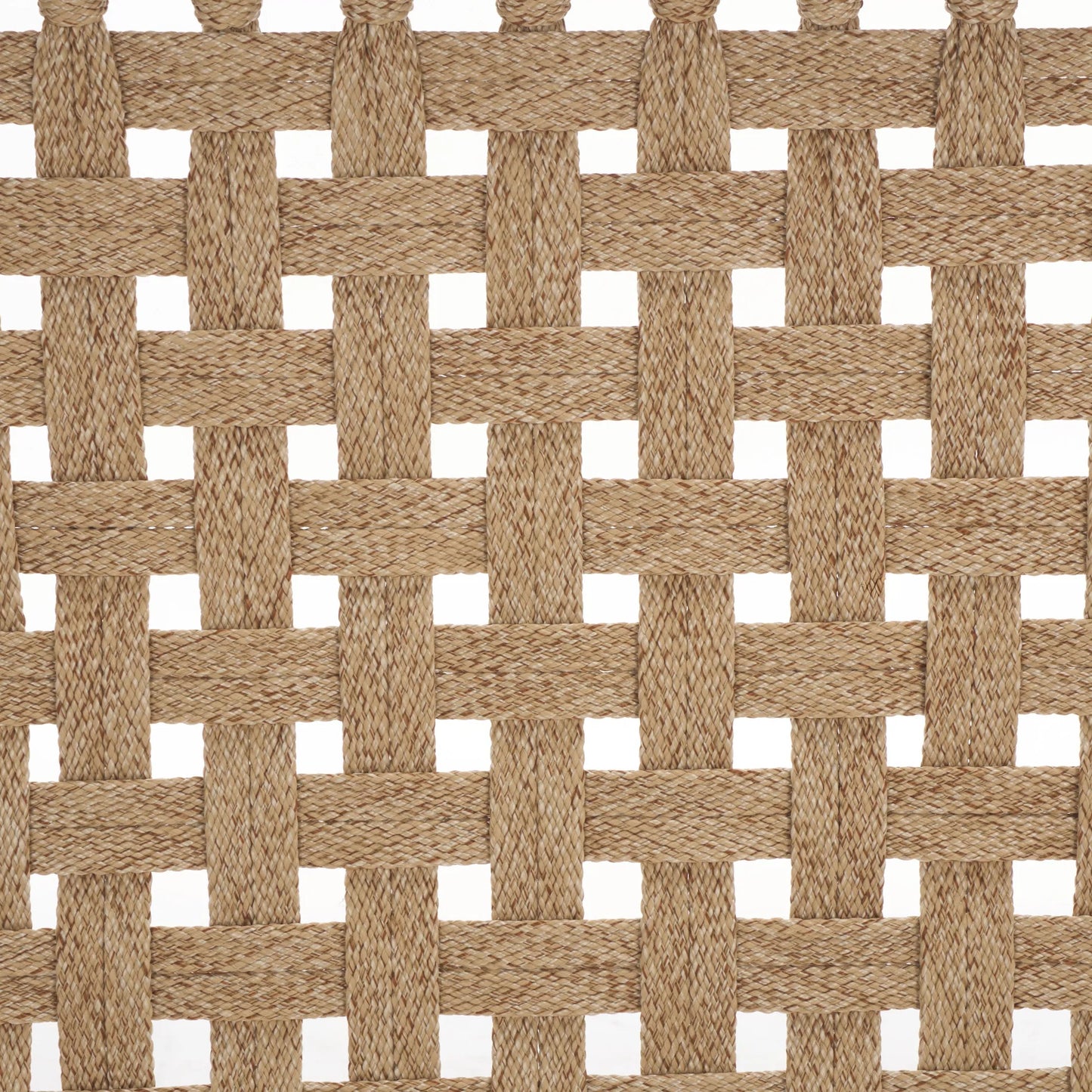 011 SI-2454095 | Closeup | Turner Lounge Chair by HedgeApple Essentials in gray, heather tan. Made from steel, rope, iron in a rustic style.
