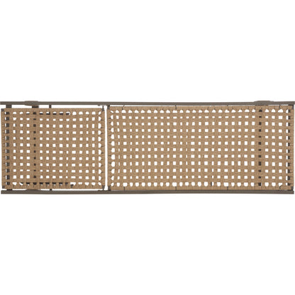 Turner Lounge Chair by HedgeApple Essentials in gray, heather tan. Made from steel, rope, iron in a rustic style.