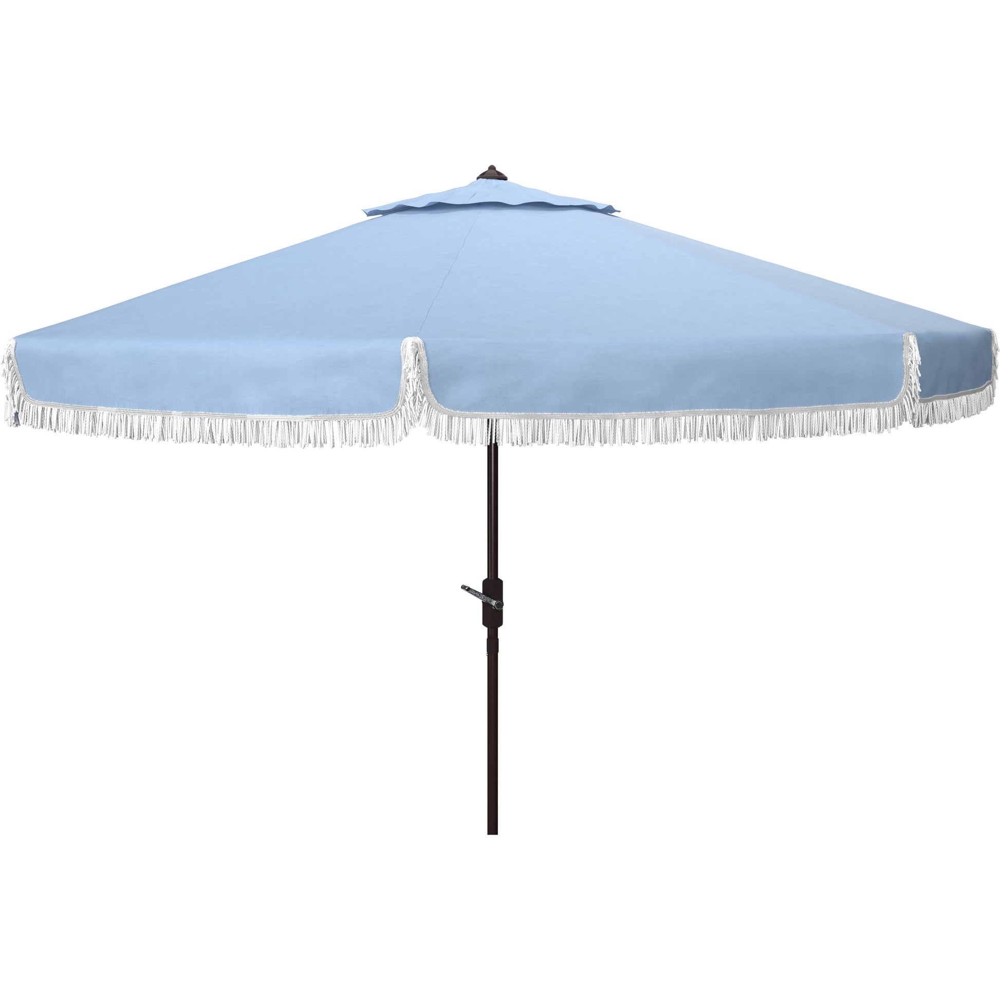 Hutchinson Fringe Crank Umbrella by HedgeApple Essentials. Made from unique in a coastal style.