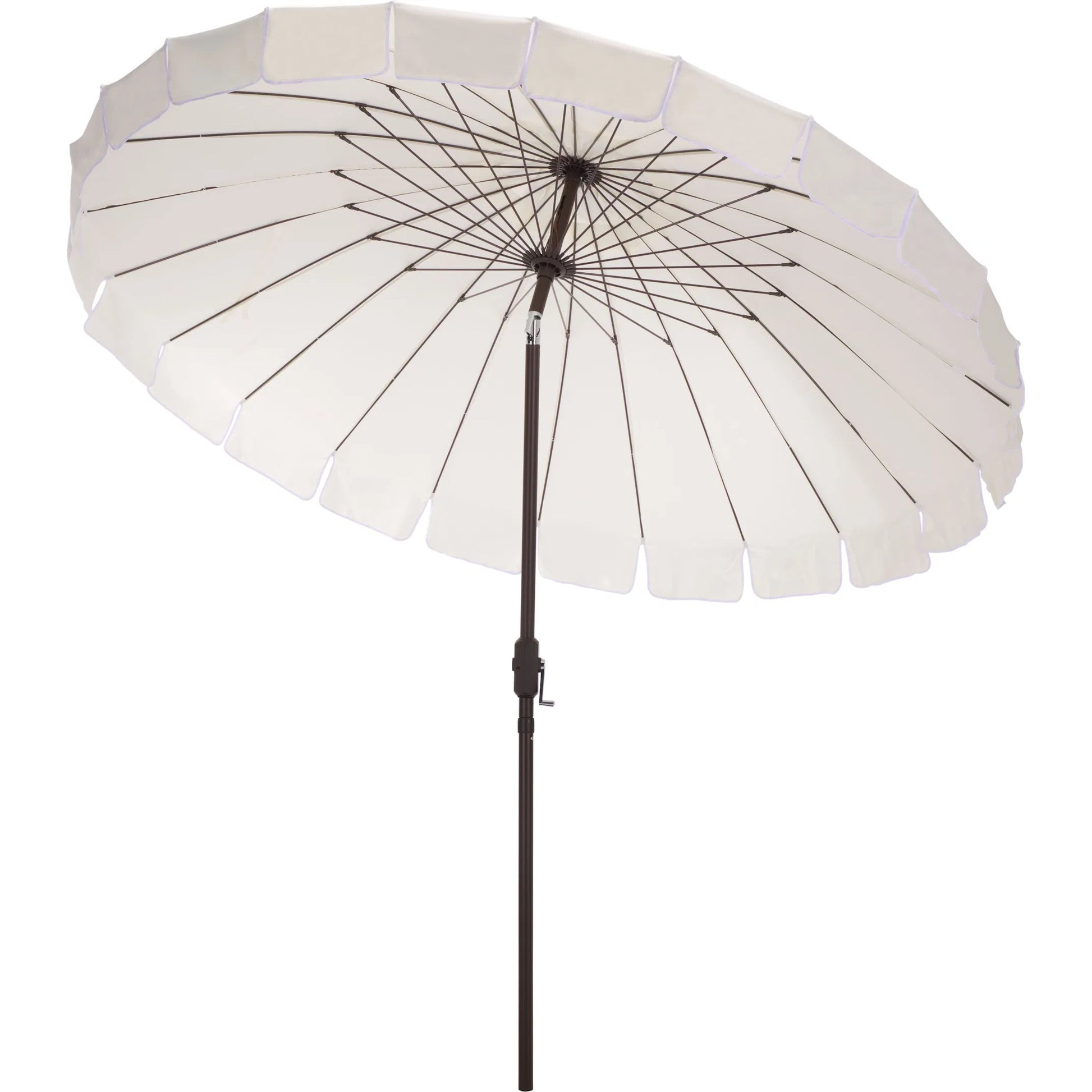 Labette Crank Umbrella by HedgeApple Essentials. Made from aluminum, 100% polyester in a unique style.