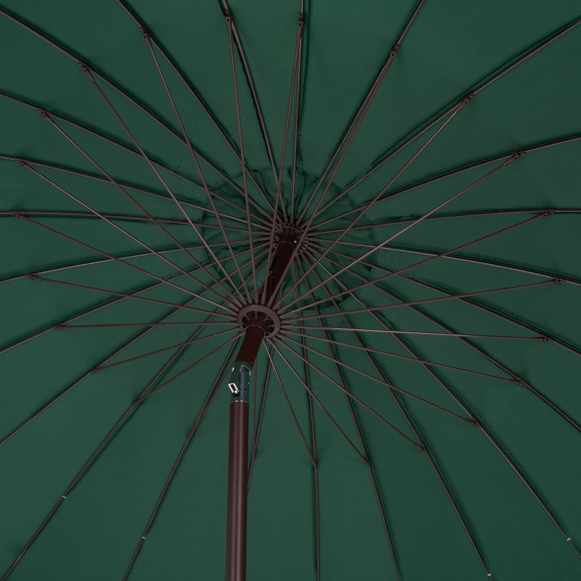 Labette Crank Umbrella by HedgeApple Essentials. Made from aluminum, 100% polyester in a unique style.