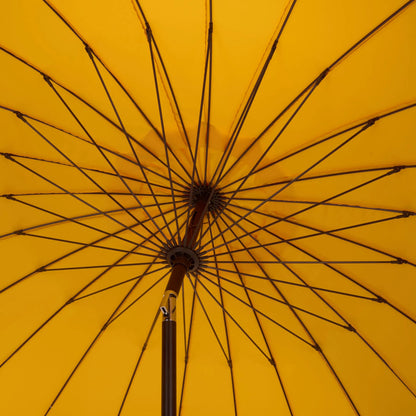 Labette Crank Umbrella by HedgeApple Essentials. Made from aluminum, 100% polyester in a unique style.