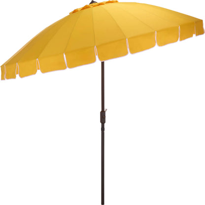 Labette Crank Umbrella by HedgeApple Essentials. Made from aluminum, 100% polyester in a unique style.