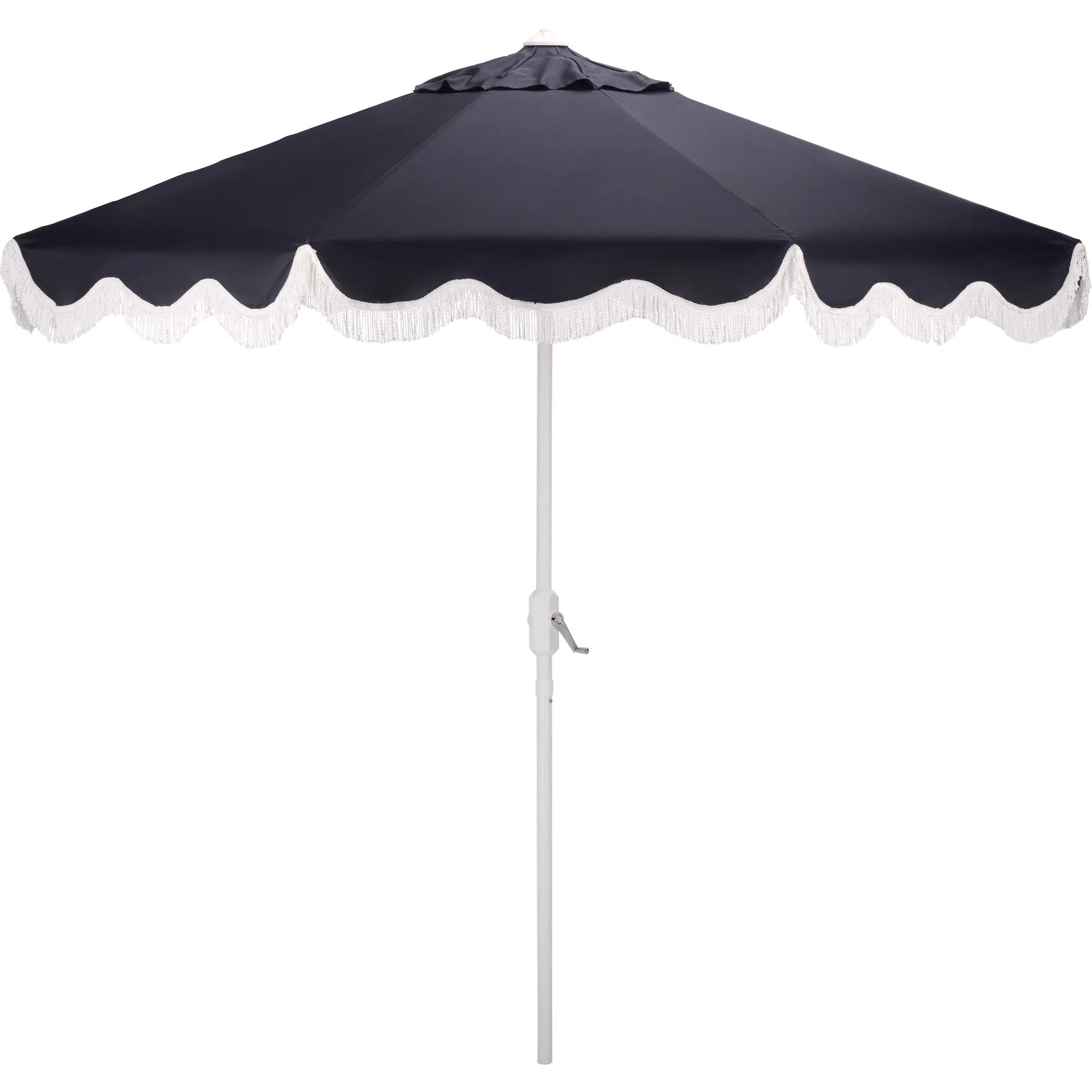 Tinian Crank Umbrella by HedgeApple Essentials. Made from aluminum, 100% polyester in a transitional style.