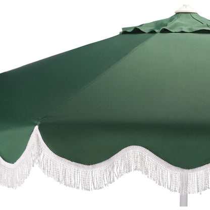 Tinian Crank Umbrella by HedgeApple Essentials. Made from aluminum, 100% polyester in a transitional style.