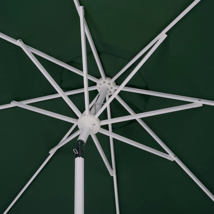 Tinian Crank Umbrella by HedgeApple Essentials. Made from aluminum, 100% polyester in a transitional style.