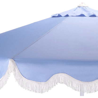 Tinian Crank Umbrella by HedgeApple Essentials. Made from aluminum, 100% polyester in a transitional style.