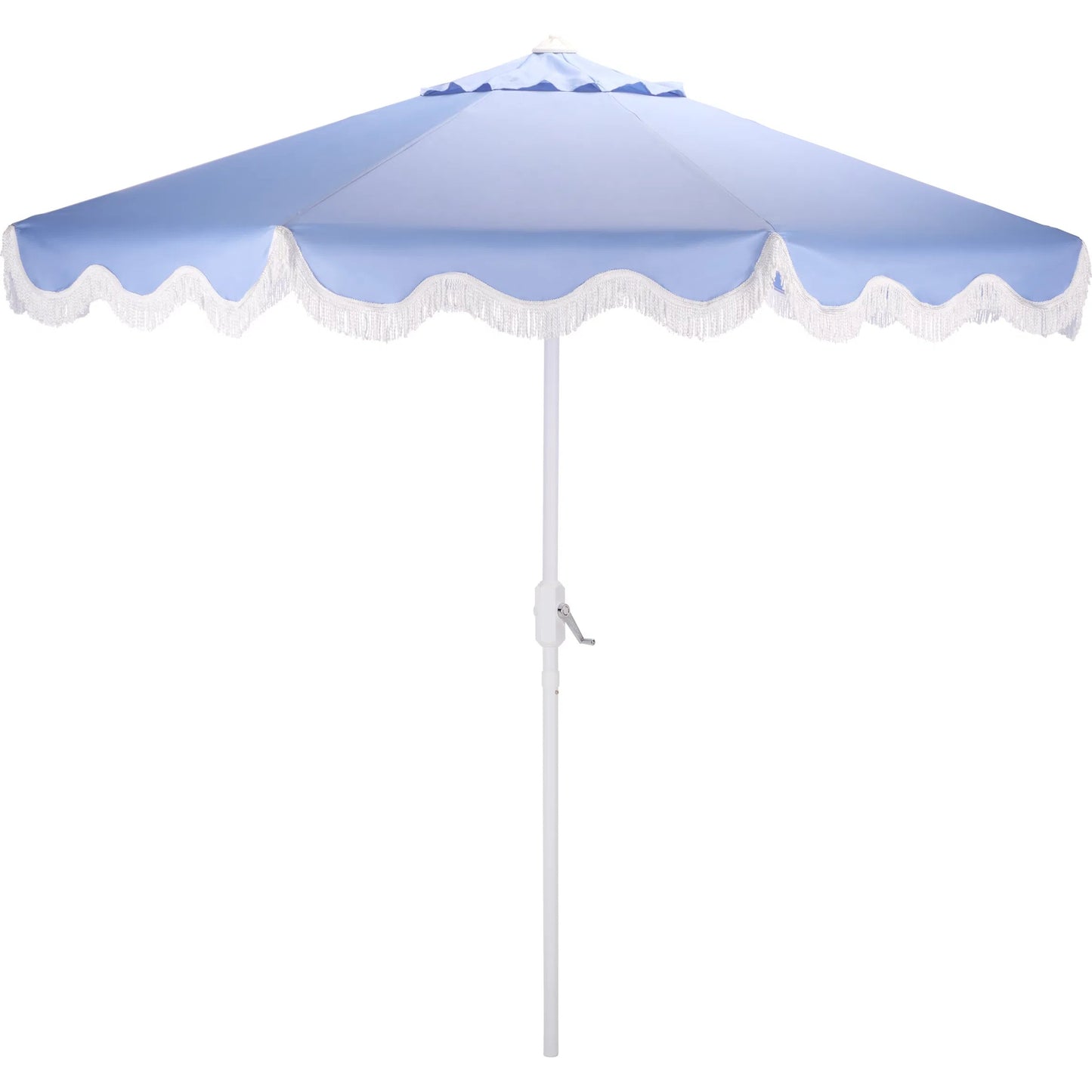 021 SI-2526849 | Primary Silo | Tinian Crank Umbrella by HedgeApple Essentials. Made from aluminum, 100% polyester in a transitional style.