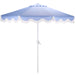Tinian Crank Umbrella by HedgeApple Essentials. Made from aluminum, 100% polyester in a transitional style.