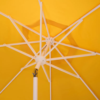Tinian Crank Umbrella by HedgeApple Essentials. Made from aluminum, 100% polyester in a transitional style.