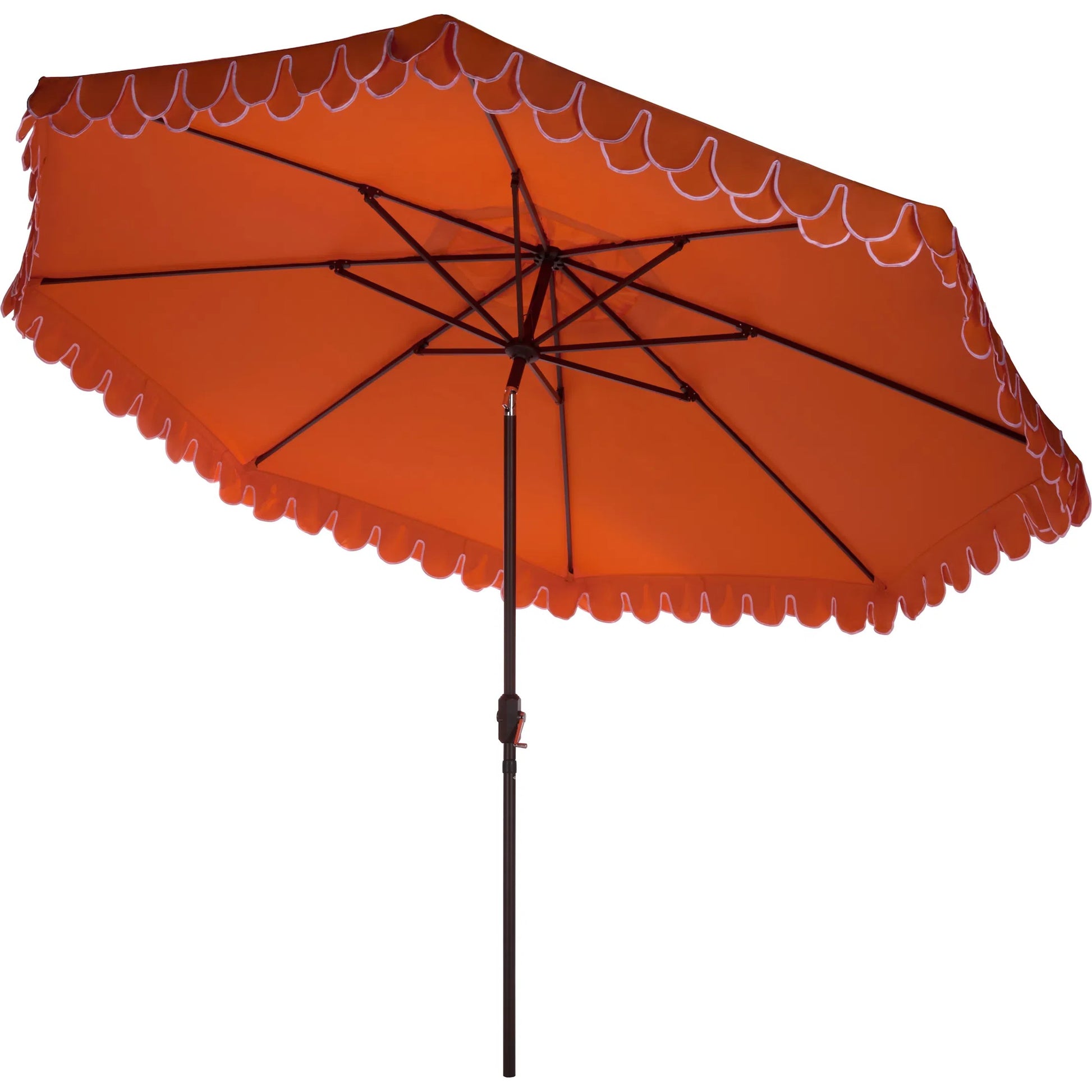 Elmendaro Rd Crank Umbrella by HedgeApple Essentials. Made from aluminum, 100% polyester in a unique style.