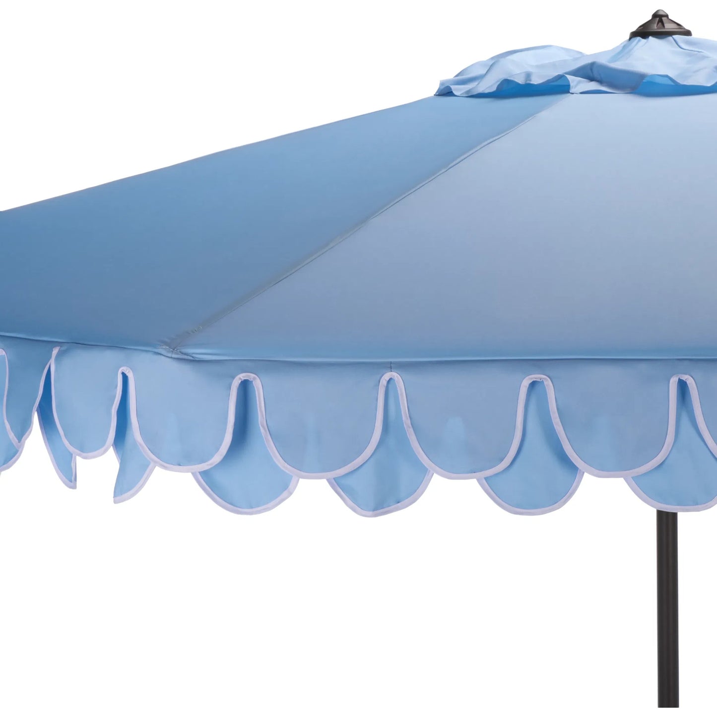 009 SI-2630097 | Closeup | Elmendaro Rd Crank Umbrella by HedgeApple Essentials. Made from aluminum, 100% polyester in a unique style.