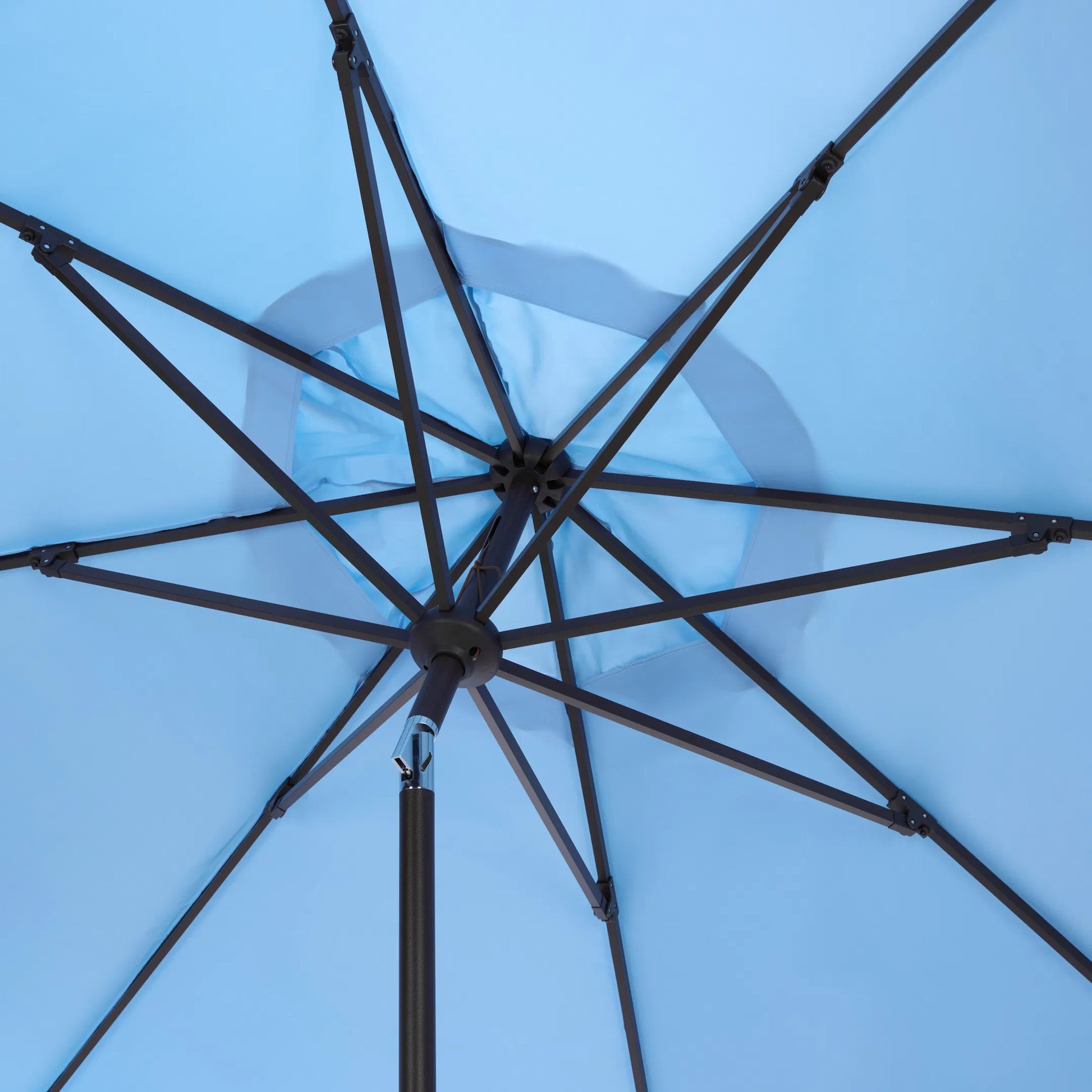 Elmendaro Rd Crank Umbrella by HedgeApple Essentials. Made from aluminum, 100% polyester in a unique style.