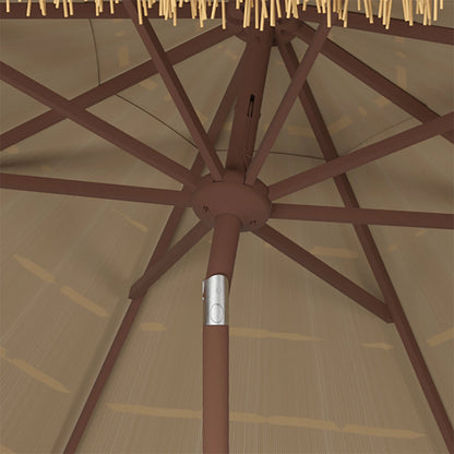 Pittsylvania Umbrella by HedgeApple Essentials in tiki. Made from 100% polyester, aluminium in a modern style.