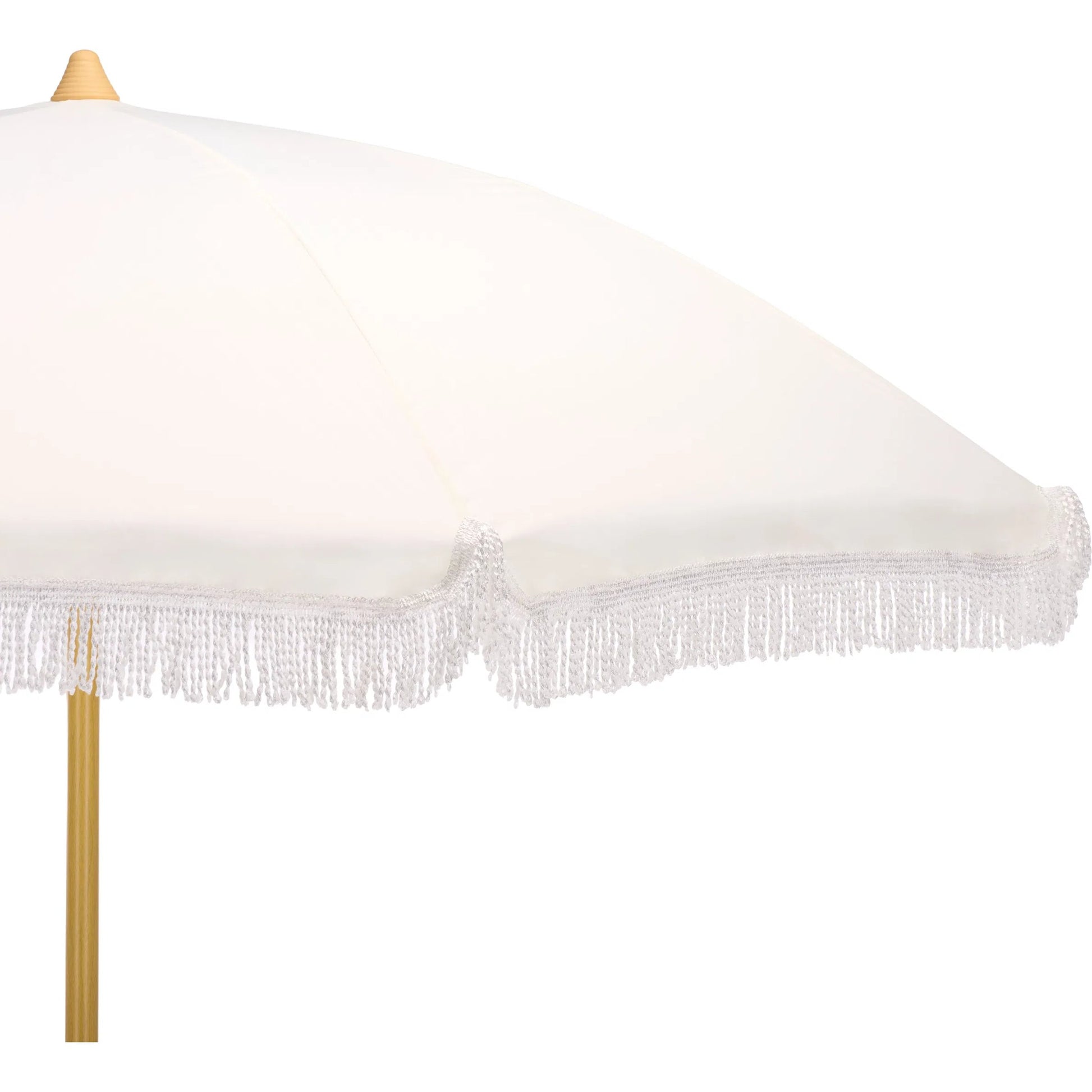 Meriwether Beach Umbrella by HedgeApple Essentials. Made from aluminum, 100% polyester in a unique style.