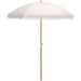 Meriwether Beach Umbrella by HedgeApple Essentials. Made from aluminum, 100% polyester in a unique style.