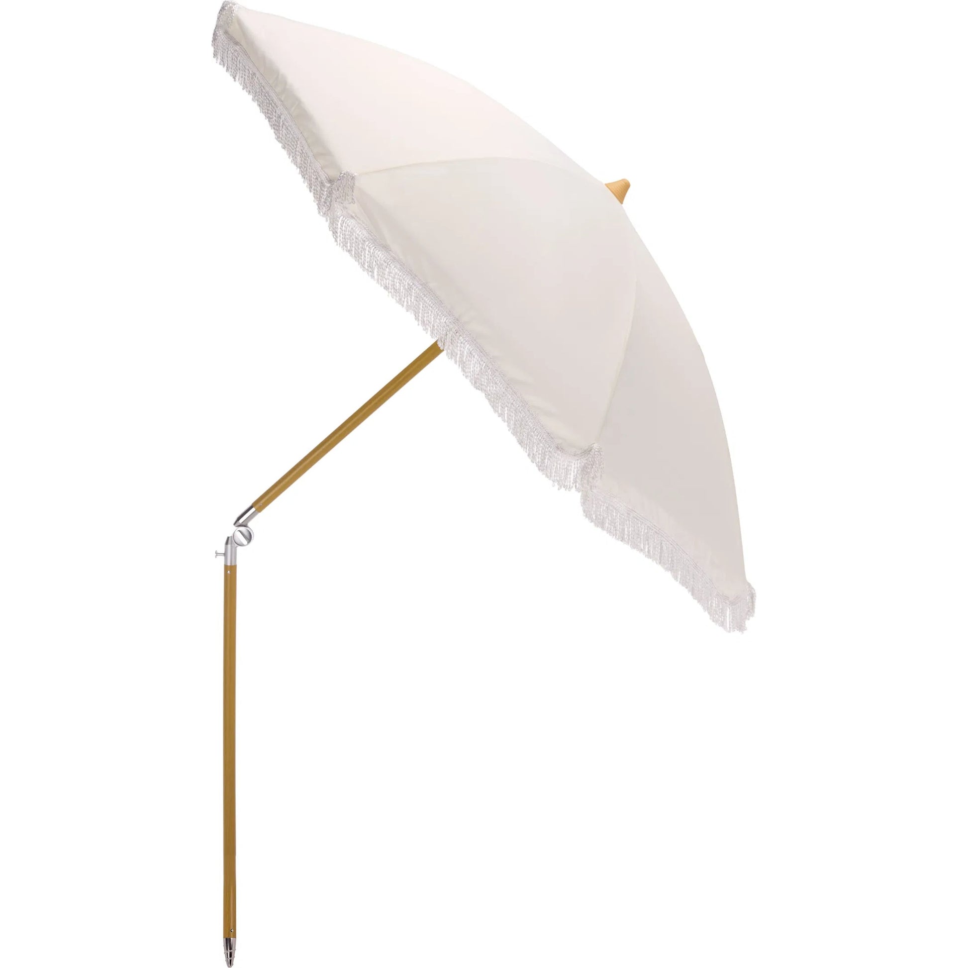 Meriwether Beach Umbrella by HedgeApple Essentials. Made from aluminum, 100% polyester in a unique style.