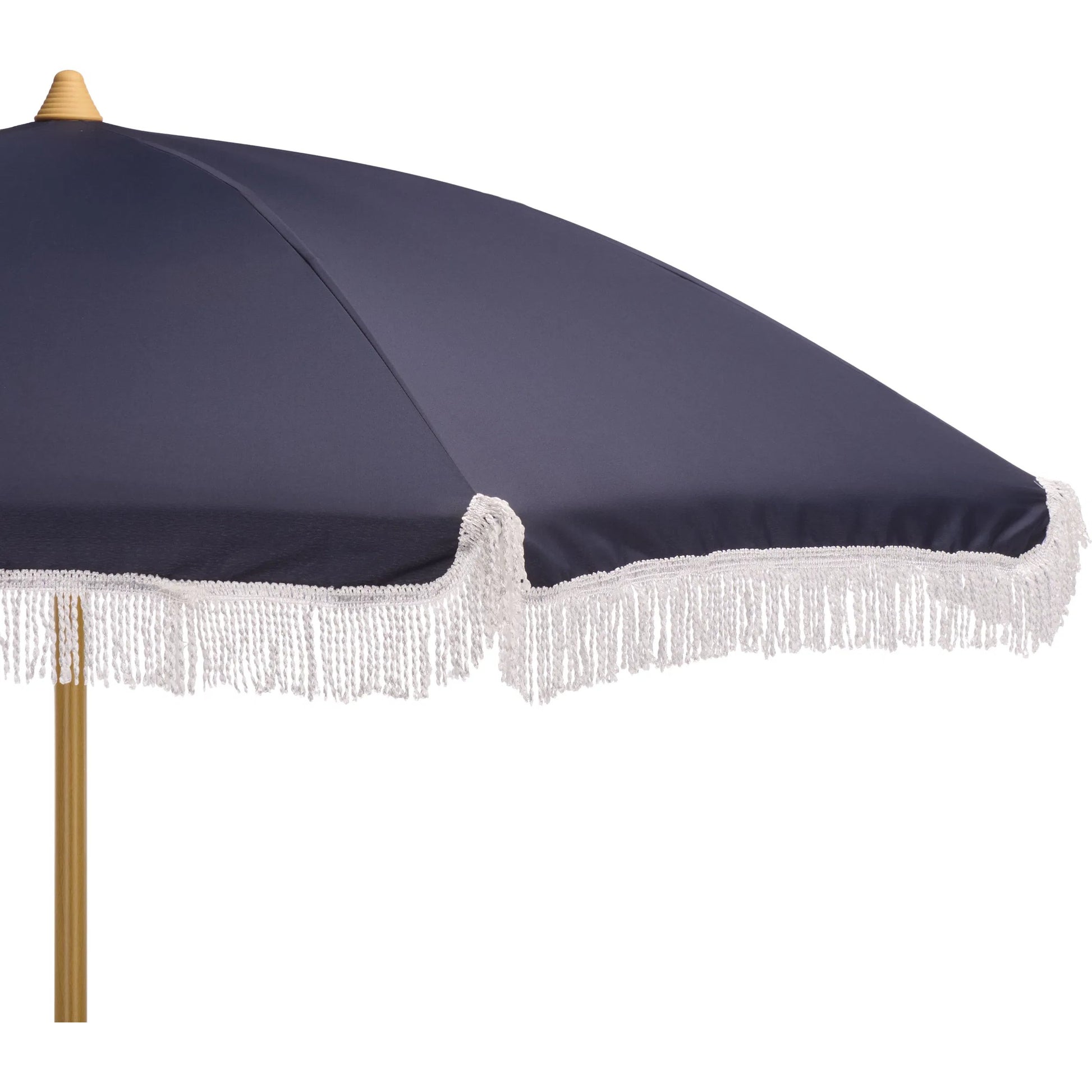 Meriwether Beach Umbrella by HedgeApple Essentials. Made from aluminum, 100% polyester in a unique style.