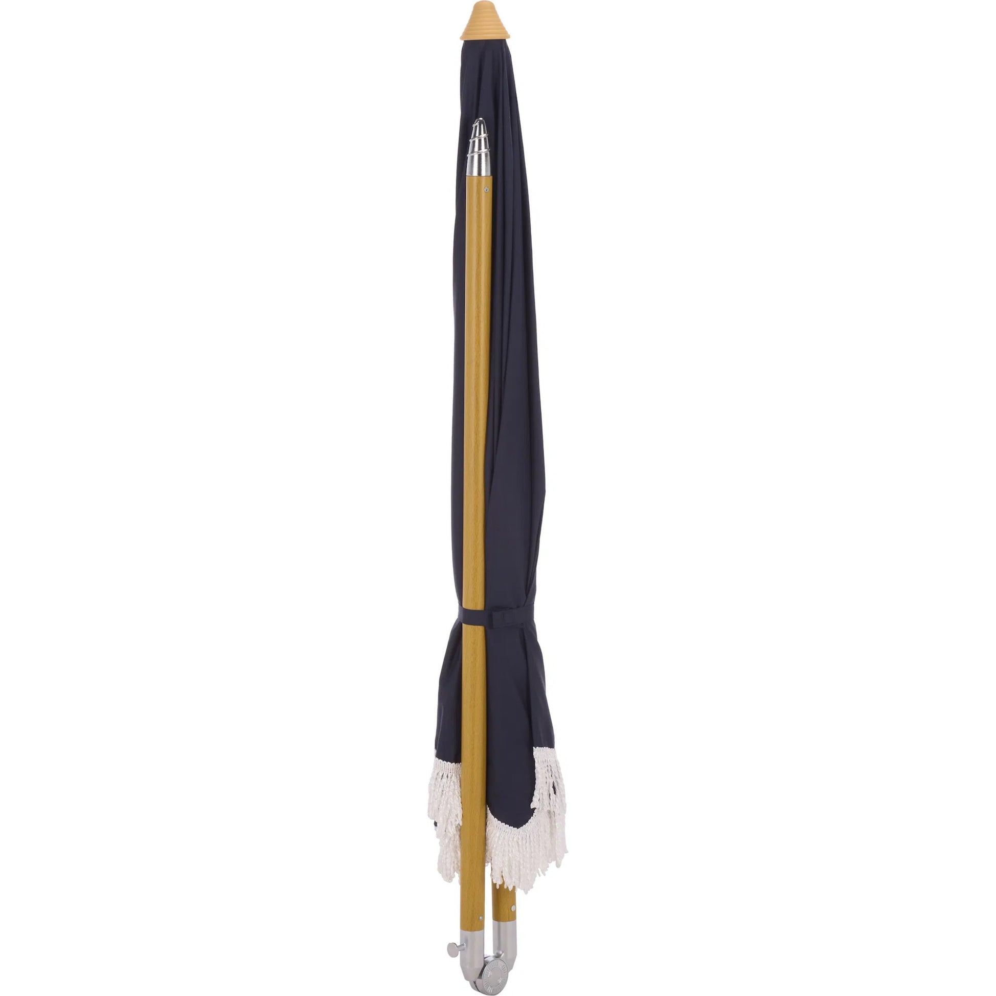 Meriwether Beach Umbrella by HedgeApple Essentials. Made from aluminum, 100% polyester in a unique style.