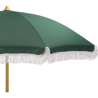 Meriwether Beach Umbrella by HedgeApple Essentials. Made from aluminum, 100% polyester in a unique style.