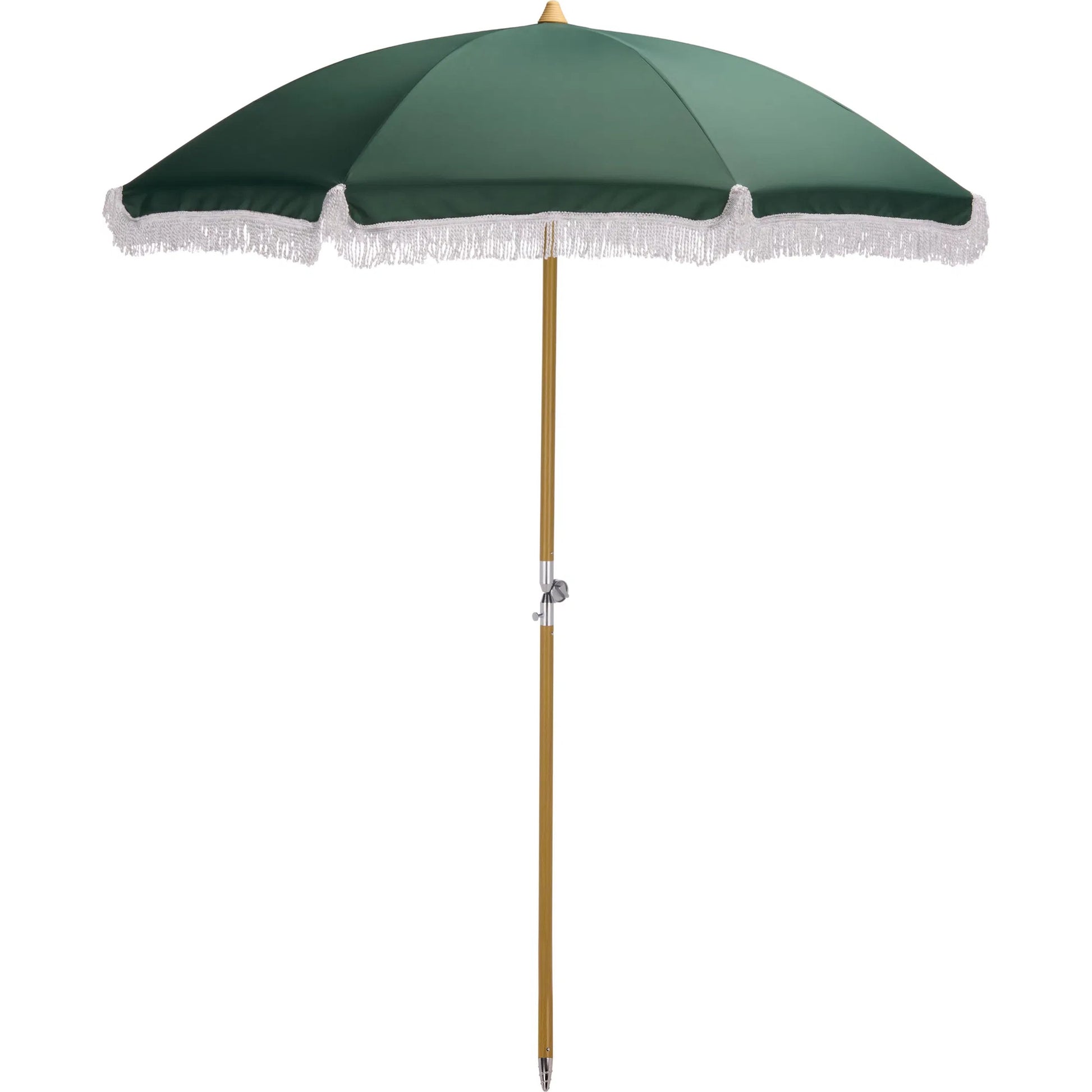 Meriwether Beach Umbrella by HedgeApple Essentials. Made from aluminum, 100% polyester in a unique style.