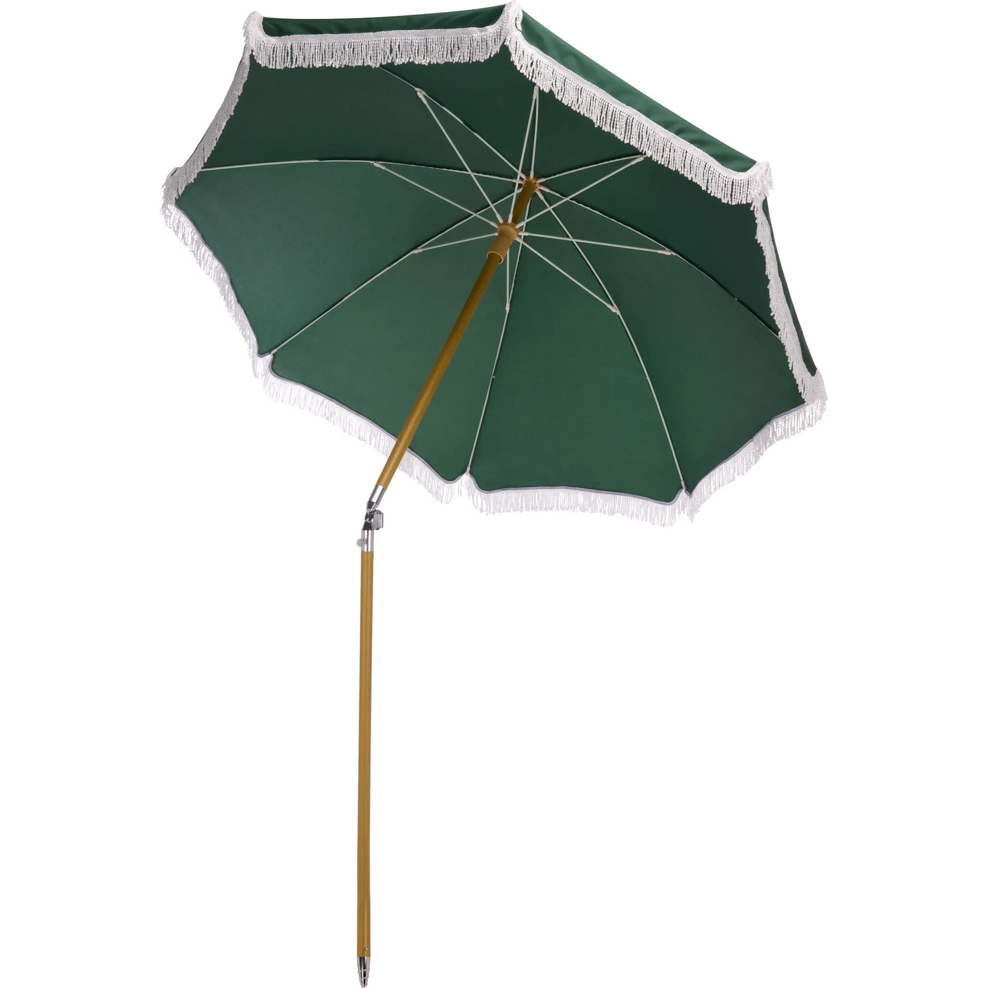 Meriwether Beach Umbrella by HedgeApple Essentials. Made from aluminum, 100% polyester in a unique style.
