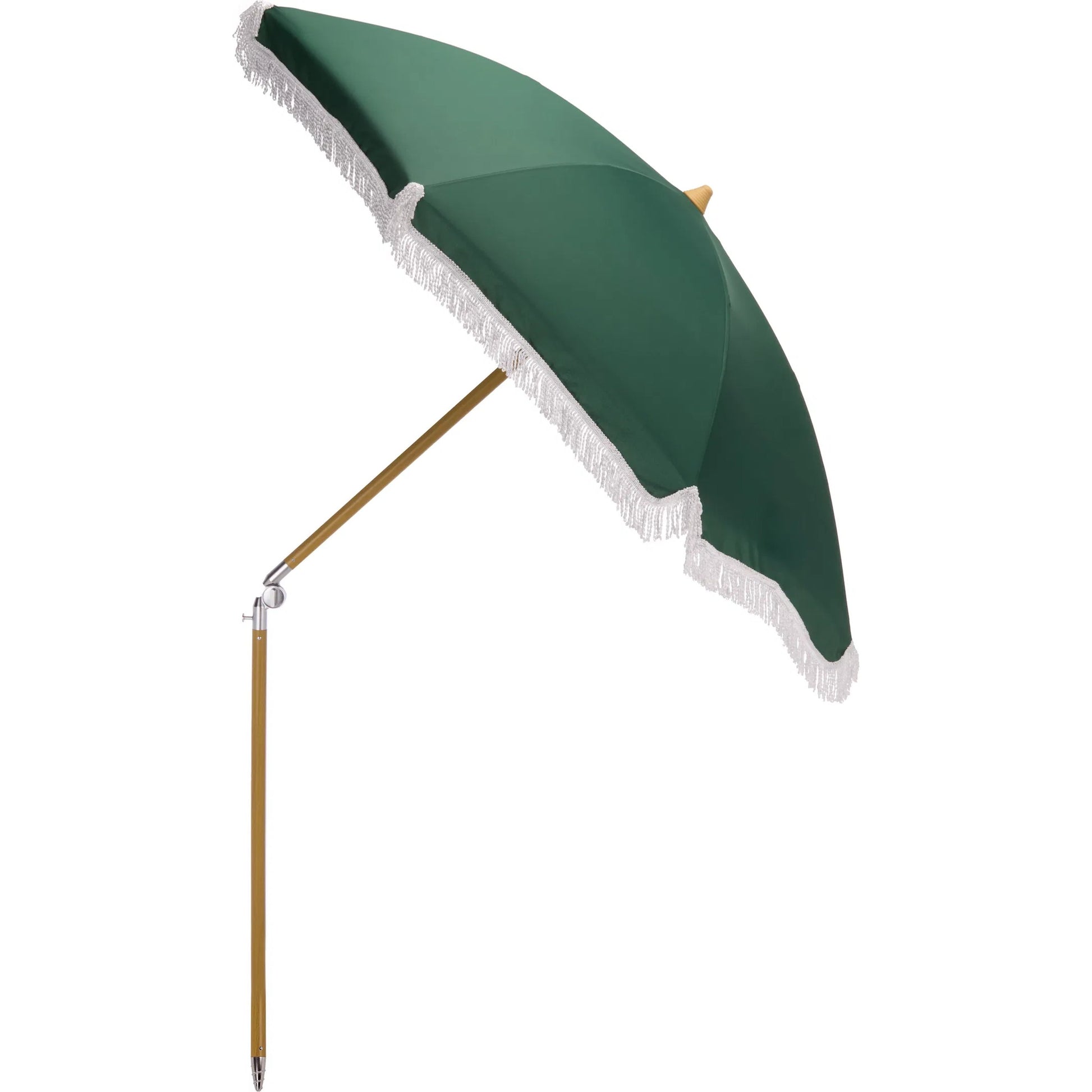 Meriwether Beach Umbrella by HedgeApple Essentials. Made from aluminum, 100% polyester in a unique style.