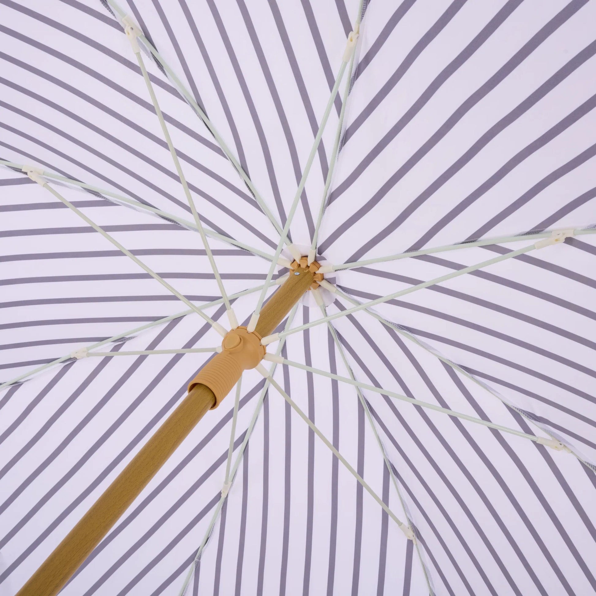 Swains Beach Umbrella by HedgeApple Essentials. Made from aluminum, 100% polyester in a unique style.