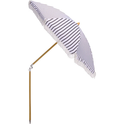 Swains Beach Umbrella by HedgeApple Essentials. Made from aluminum, 100% polyester in a unique style.