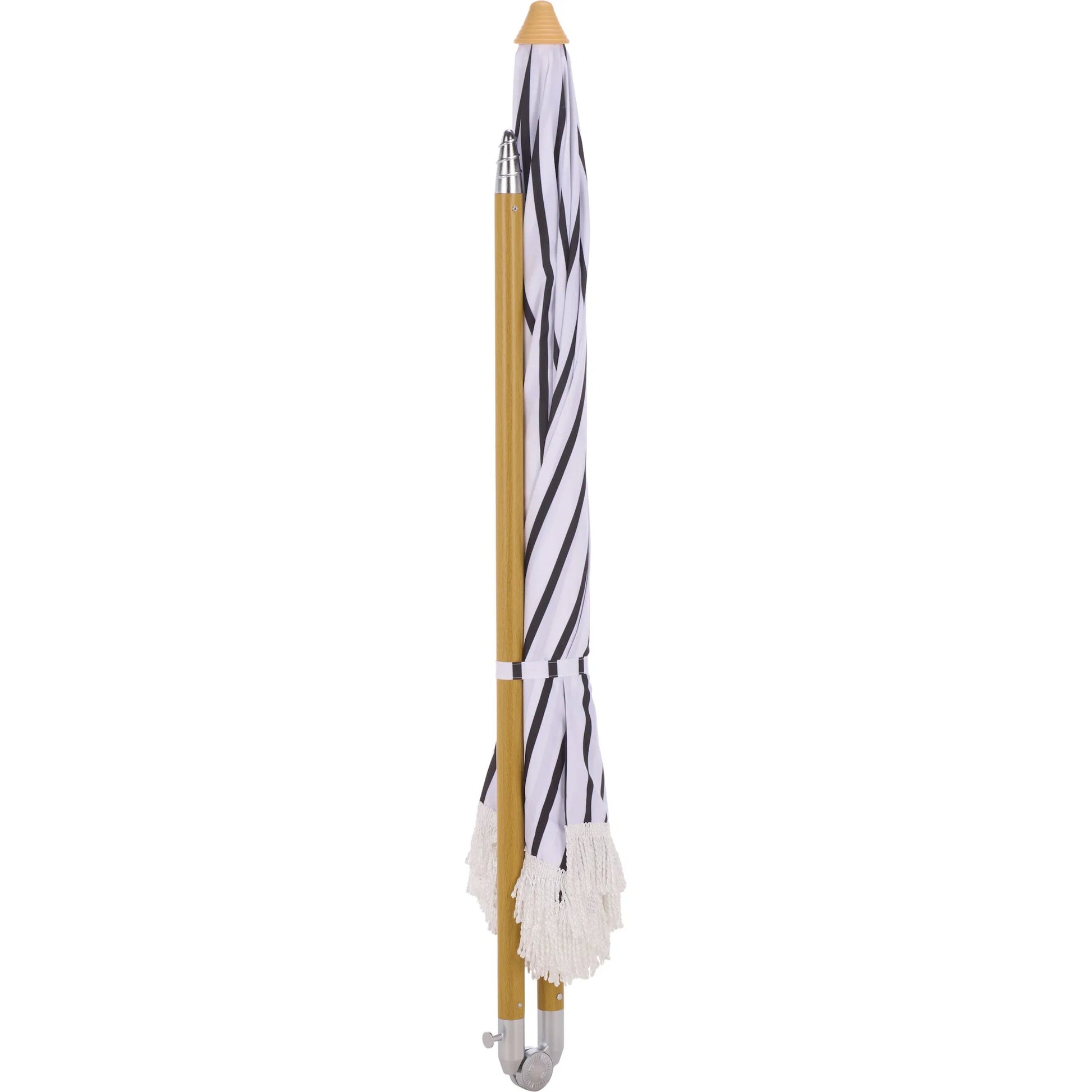 Swains Beach Umbrella by HedgeApple Essentials. Made from aluminum, 100% polyester in a unique style.