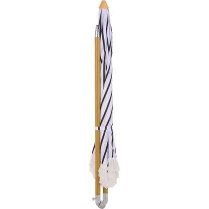 Swains Beach Umbrella by HedgeApple Essentials. Made from aluminum, 100% polyester in a unique style.