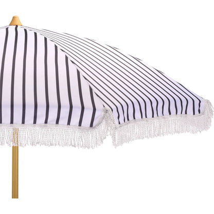 Swains Beach Umbrella by HedgeApple Essentials. Made from aluminum, 100% polyester in a unique style.