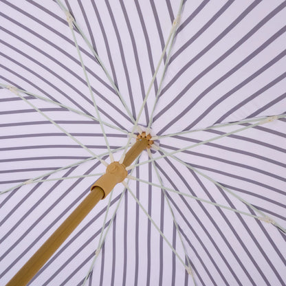 Swains Beach Umbrella by HedgeApple Essentials. Made from aluminum, 100% polyester in a unique style.