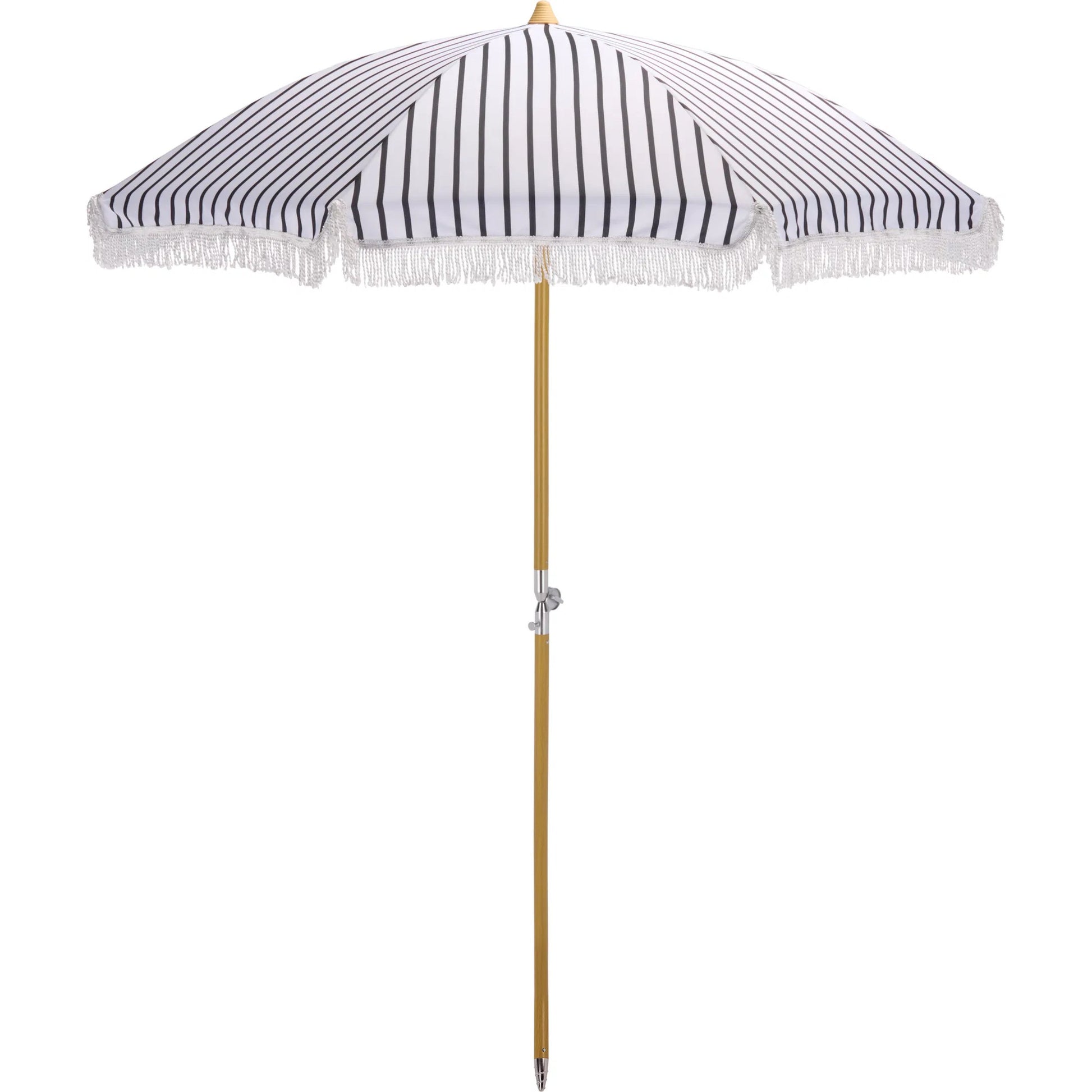 Swains Beach Umbrella by HedgeApple Essentials. Made from aluminum, 100% polyester in a unique style.
