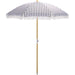 Swains Beach Umbrella by HedgeApple Essentials. Made from aluminum, 100% polyester in a unique style.