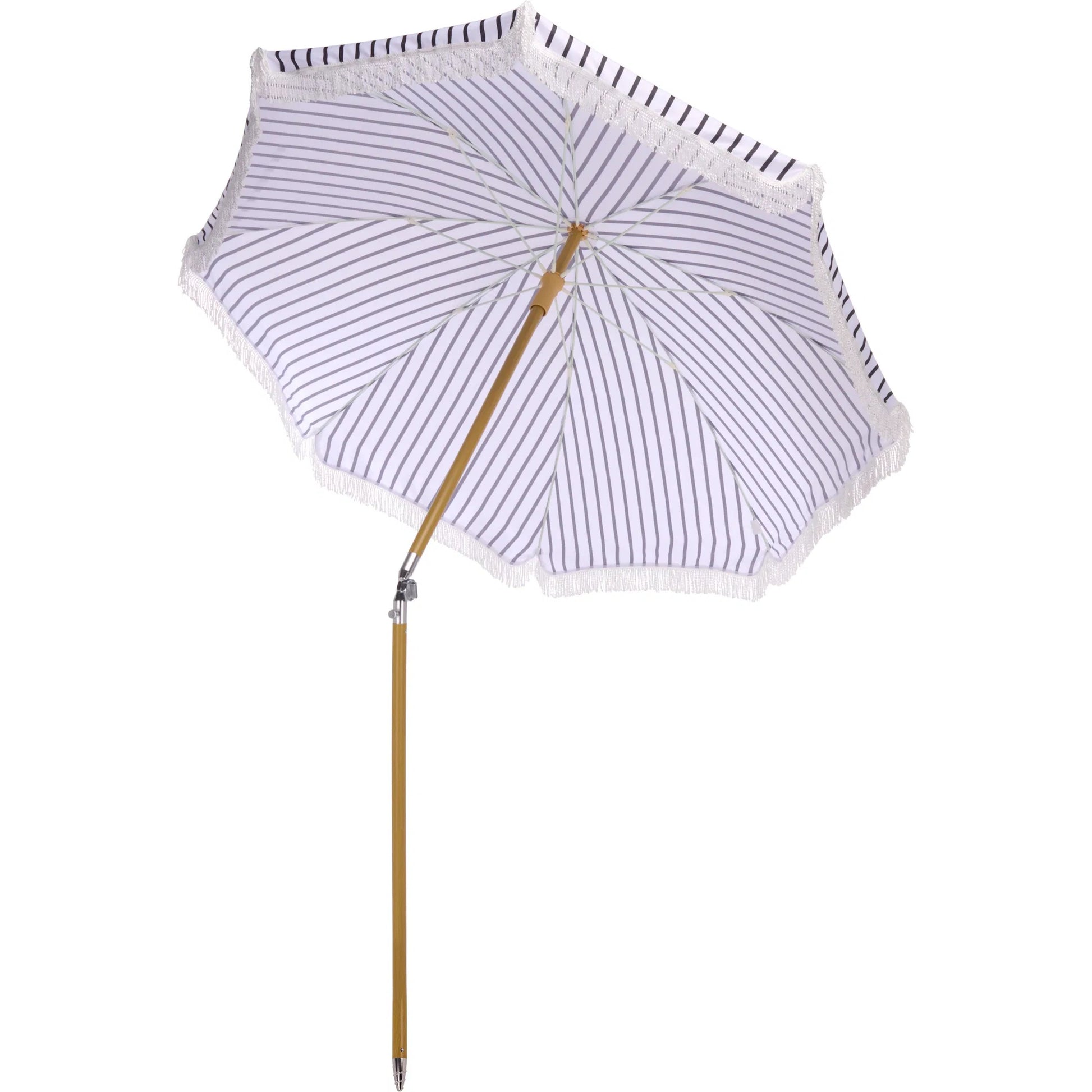 Swains Beach Umbrella by HedgeApple Essentials. Made from aluminum, 100% polyester in a unique style.