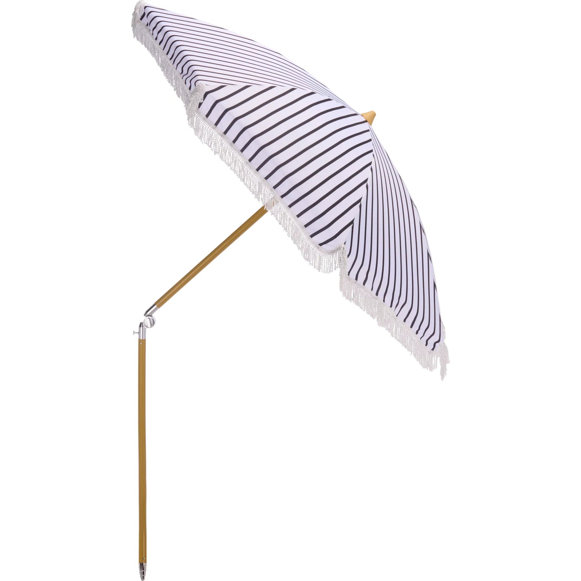 Swains Beach Umbrella by HedgeApple Essentials. Made from aluminum, 100% polyester in a unique style.