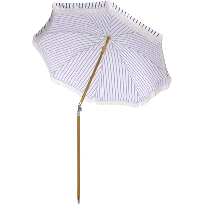 Swains Beach Umbrella by HedgeApple Essentials. Made from aluminum, 100% polyester in a unique style.