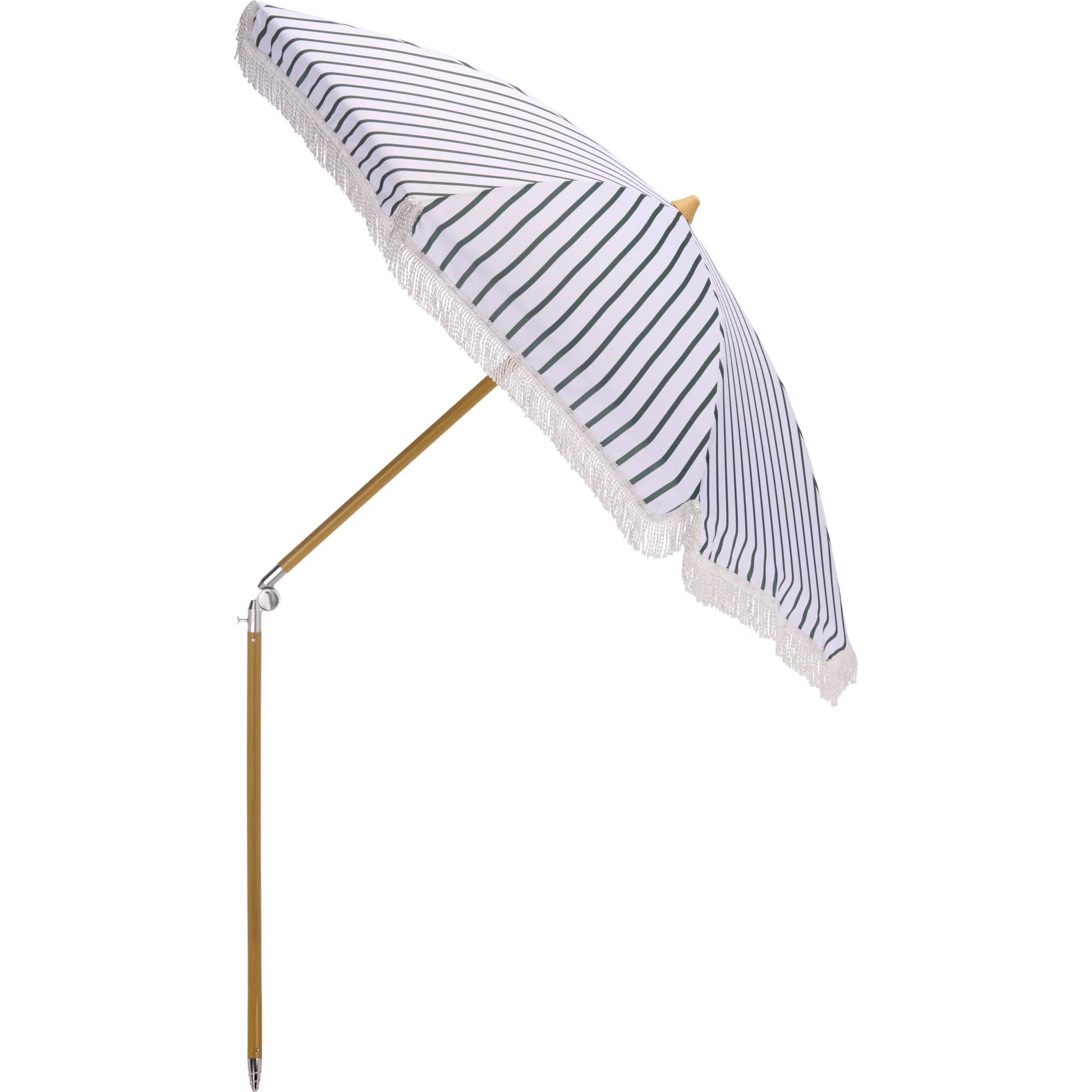 Swains Beach Umbrella by HedgeApple Essentials. Made from aluminum, 100% polyester in a unique style.