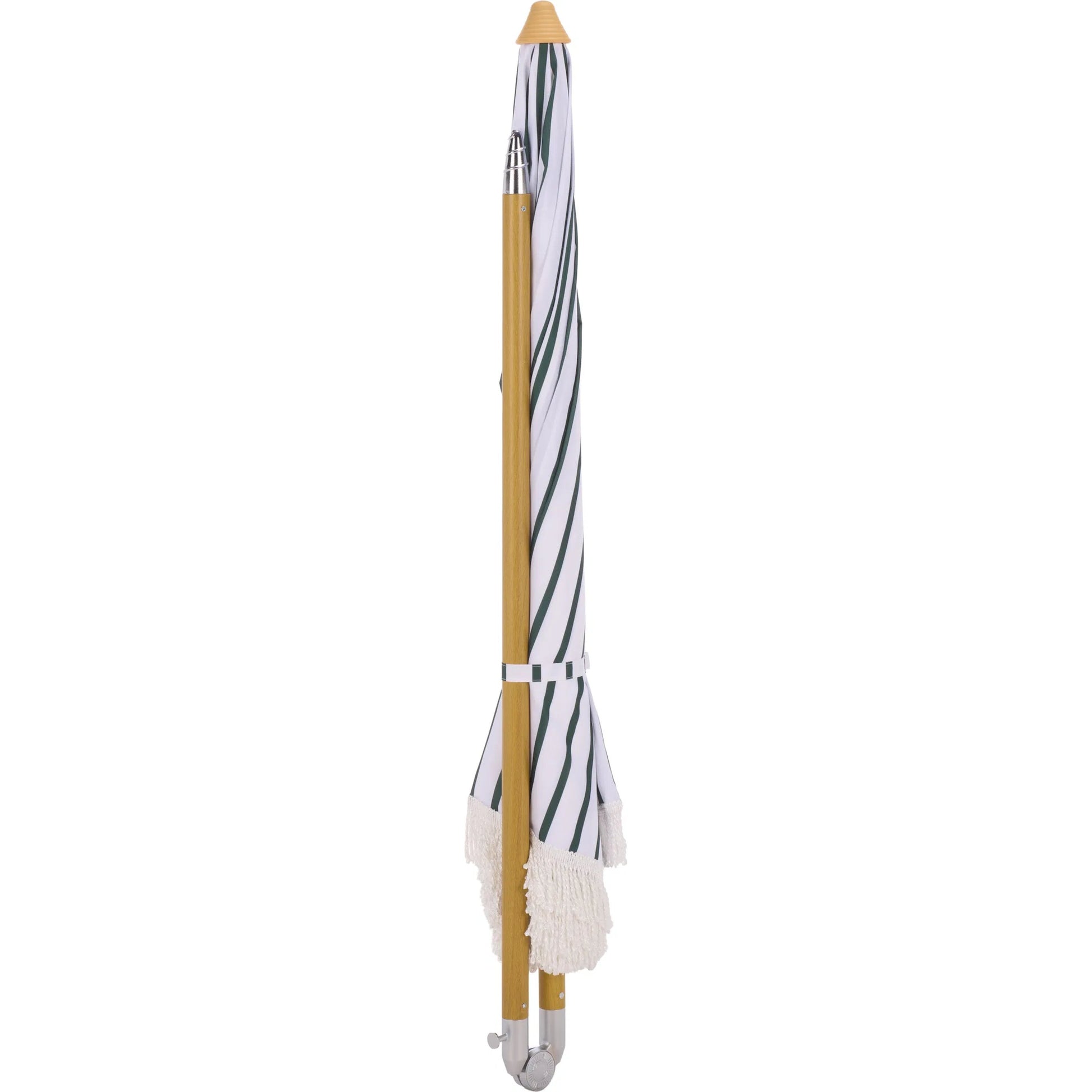 Swains Beach Umbrella by HedgeApple Essentials. Made from aluminum, 100% polyester in a unique style.
