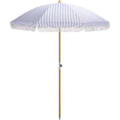 Swains Beach Umbrella by HedgeApple Essentials. Made from aluminum, 100% polyester in a unique style.