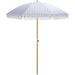 Swains Beach Umbrella by HedgeApple Essentials. Made from aluminum, 100% polyester in a unique style.