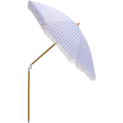 Swains Beach Umbrella by HedgeApple Essentials. Made from aluminum, 100% polyester in a unique style.