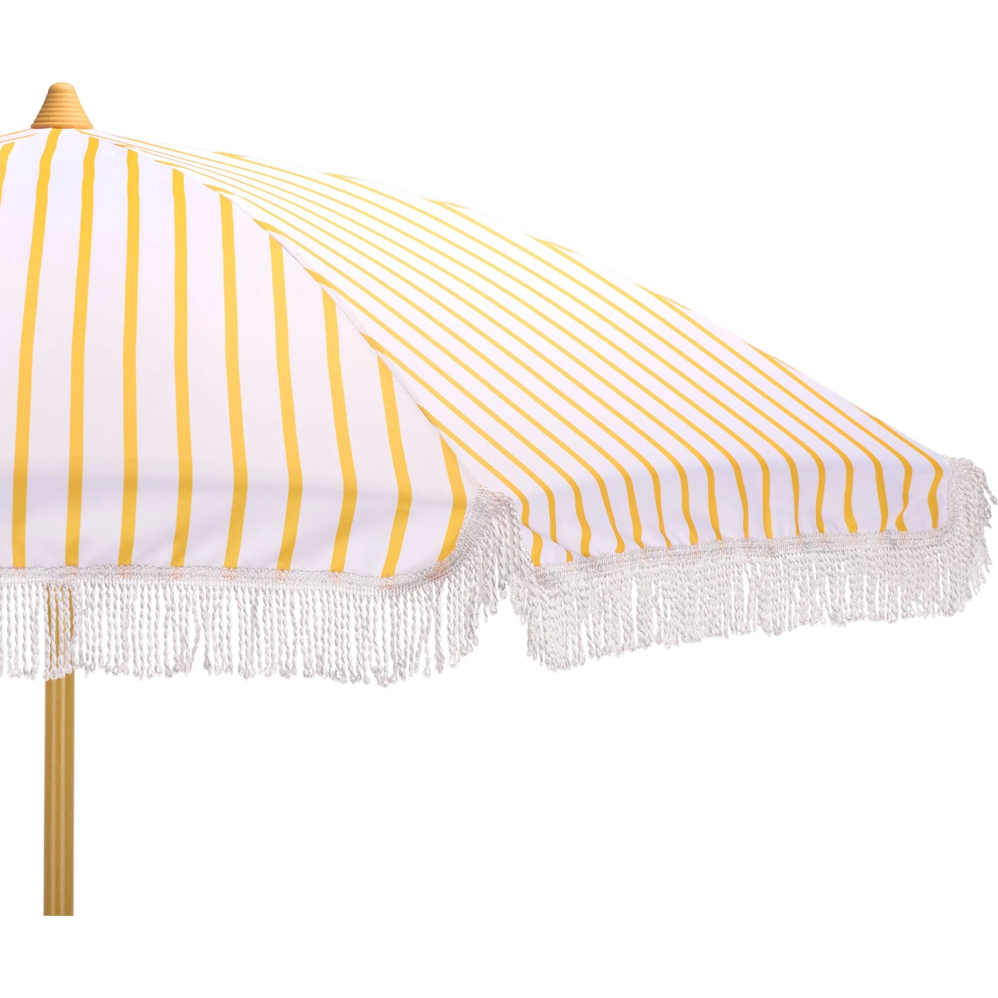Swains Beach Umbrella by HedgeApple Essentials. Made from aluminum, 100% polyester in a unique style.