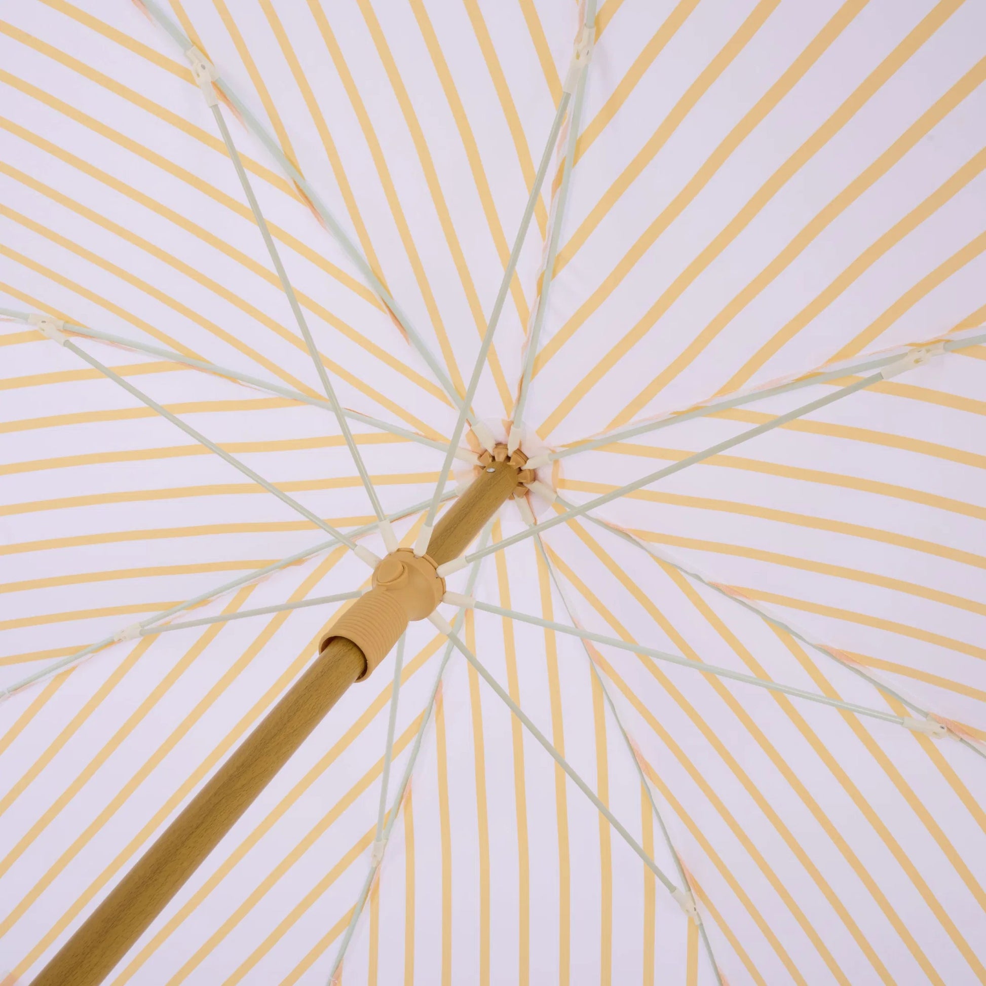 Swains Beach Umbrella by HedgeApple Essentials. Made from aluminum, 100% polyester in a unique style.