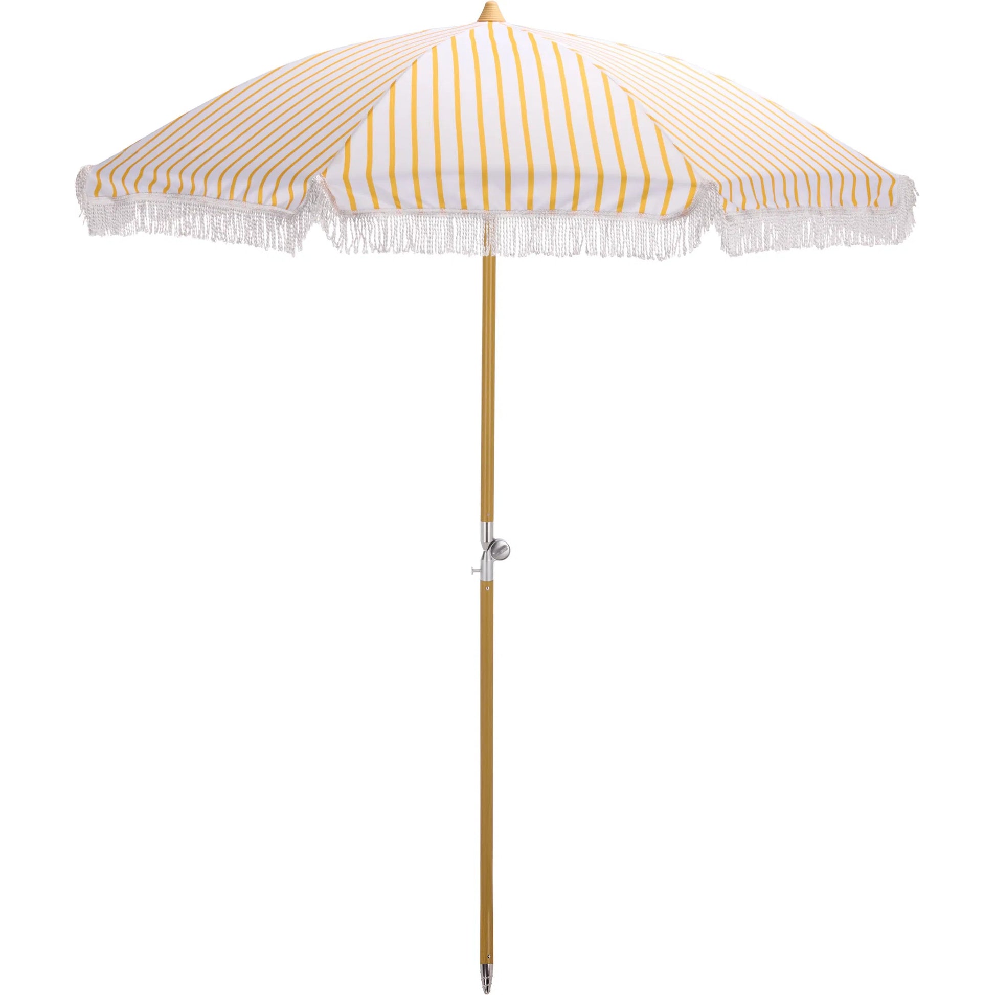 Swains Beach Umbrella by HedgeApple Essentials. Made from aluminum, 100% polyester in a unique style.