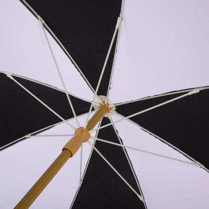 Roane Beach Umbrella by HedgeApple Essentials. Made from aluminum, 100% polyester in a unique style.